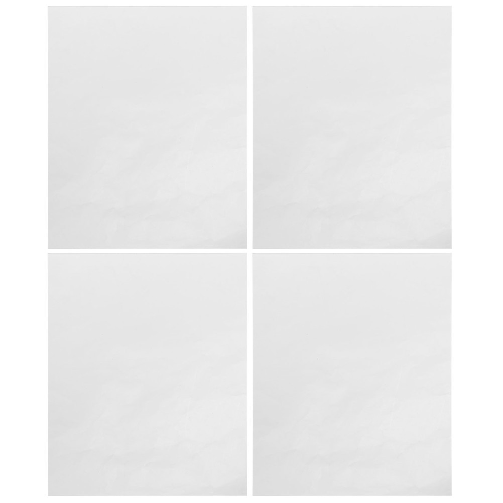 4Pcs Reusable Acrylic Mirror Sheet Tiles Self Adhesive for Small Space DIY Decor