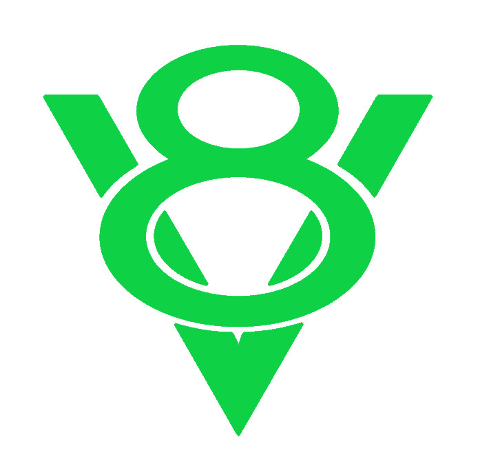 V8, V EIGHT , ENGINE, Decal Stickers for Cars, Windows, Laptops, Wall, Tablets