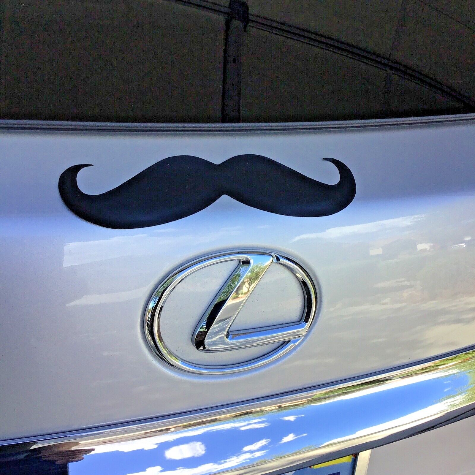 Mustache Decal Sticker 7.75" / 16" OR 24" For Car / Room / Party St-72