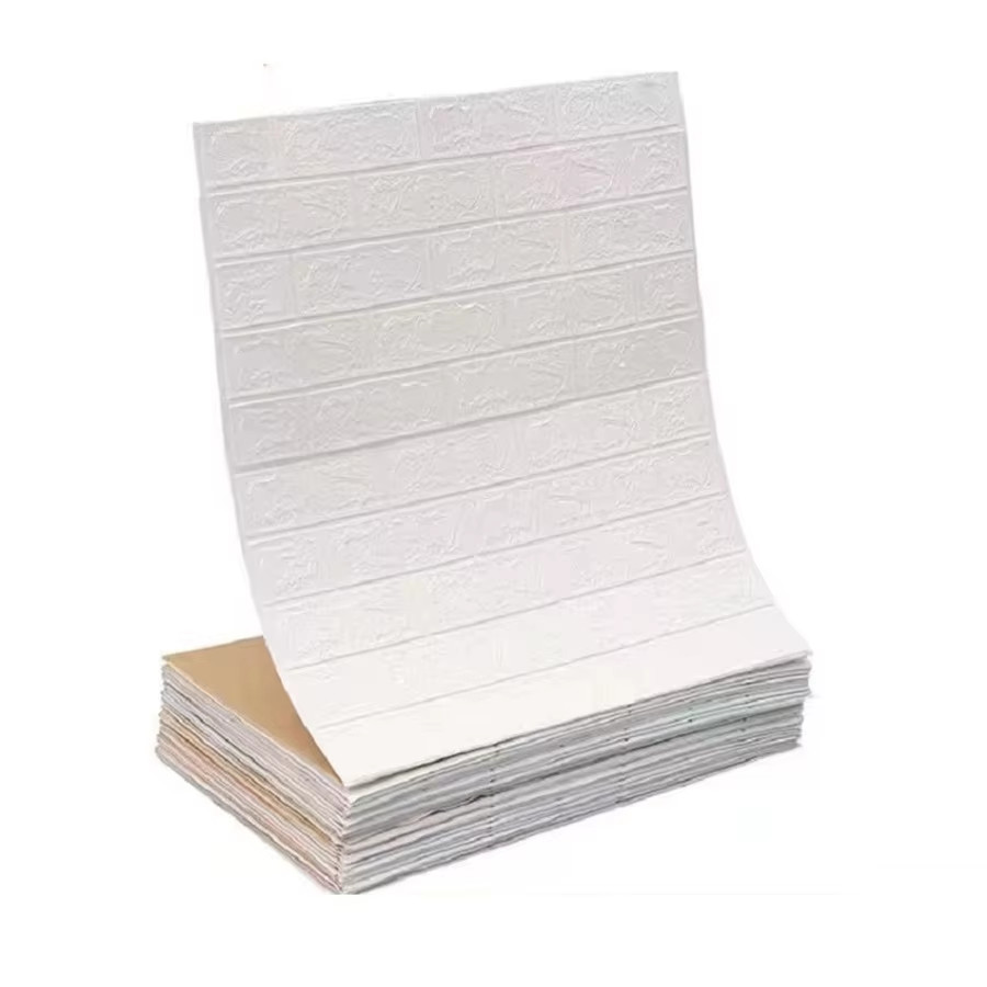 3D Brick Wallpaper Self Adhesive Waterproof Wall Sticker Peel and Stick Decor