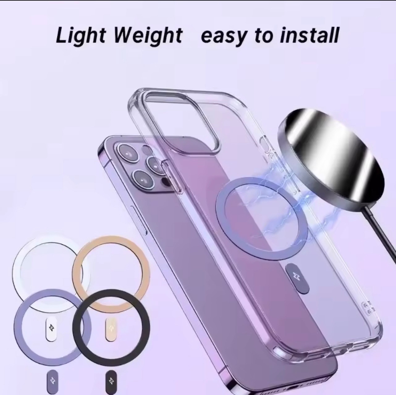 Metal Adhesive Sticker Rings for iPhone