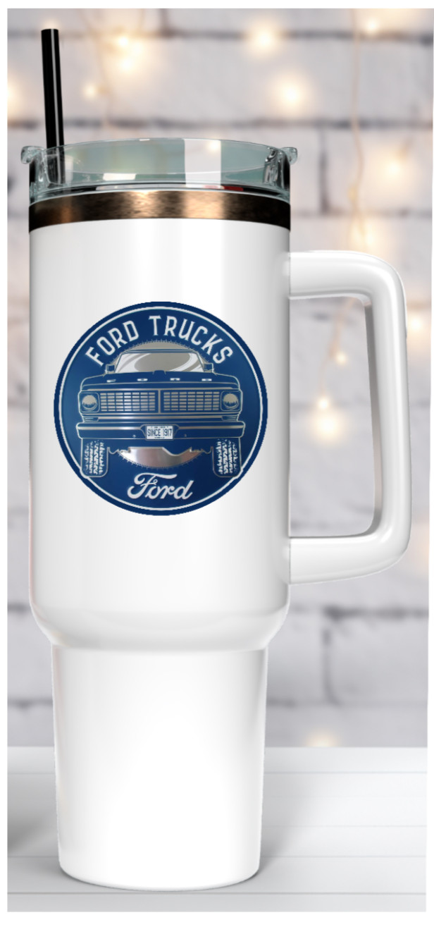 Car Classics "Ford Trucks" – 4" Handmade Vinyl Decal Cooler Vehicle Laptop 262