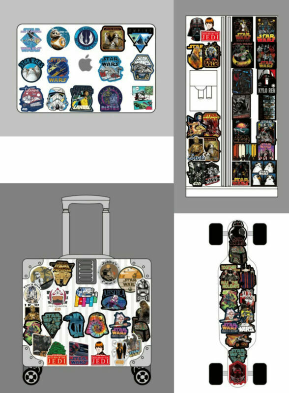 100Pcs Star Wars Stickers Bomb Car Laptop Skateboard Luggage Graffiti Decals Lot