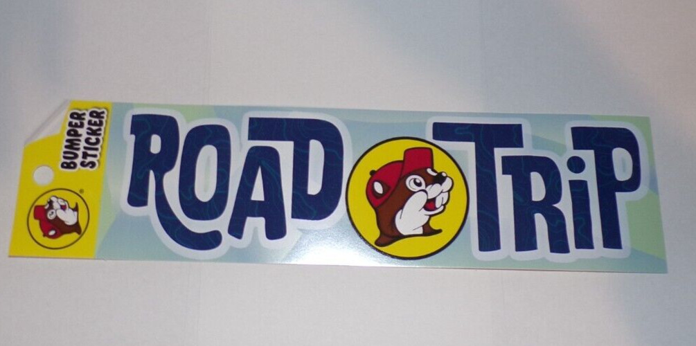 Buc-ee's Vinyl Bumper Sticker 10.5" x 3" ROAD TRIP