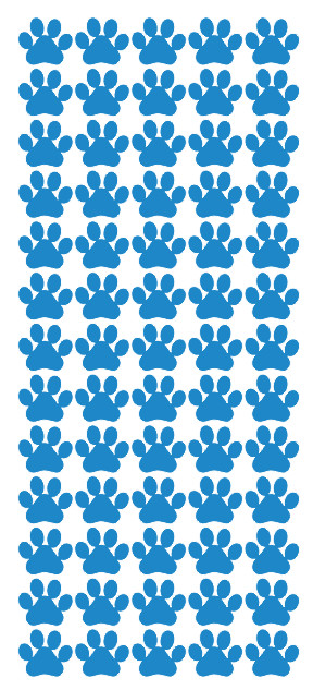 Paw Stickers Sticker Medium Blue 3/4" DC15-053