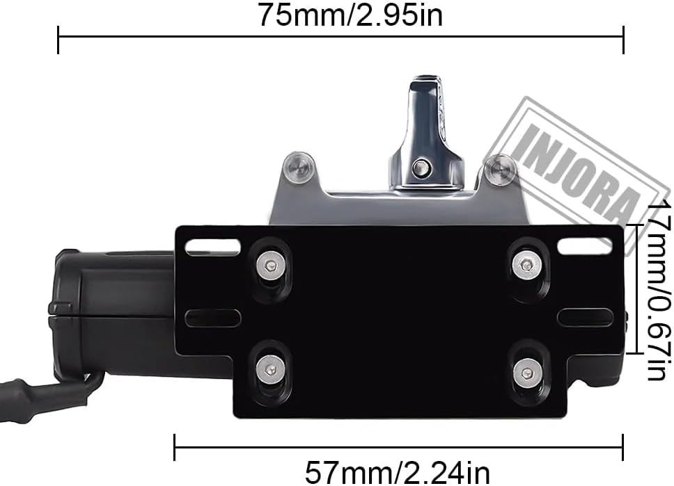 Metal Automatic Winch Wireless Remote Controller System for 110 RC Cra…