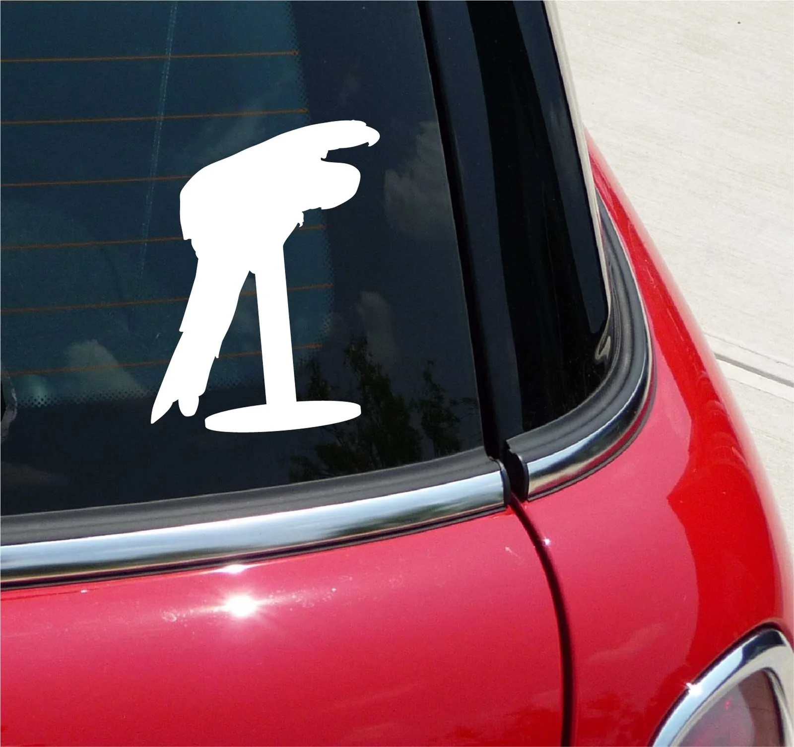 PARROT PARROTS BIRD BIRDS GRAPHIC DECAL STICKER ART CAR WALL DECOR