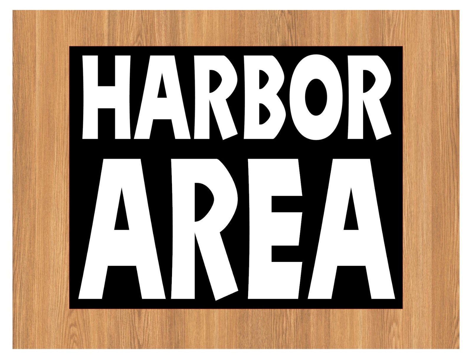 Harbor Area All Weather Vinyl Sticker/Decal Multiple Sizes Los Angeles