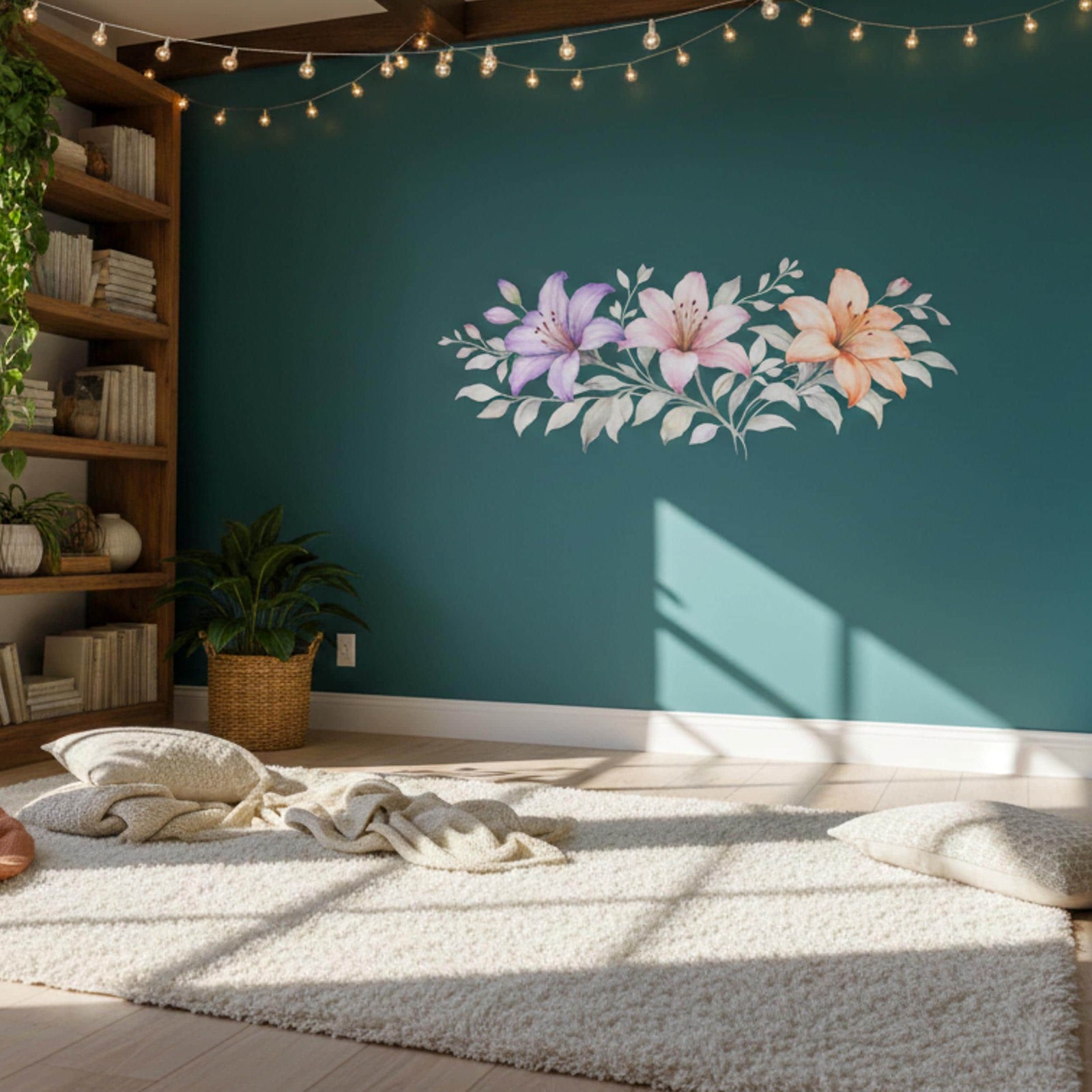 Lily Flower Decal | Watercolor Bouquet
