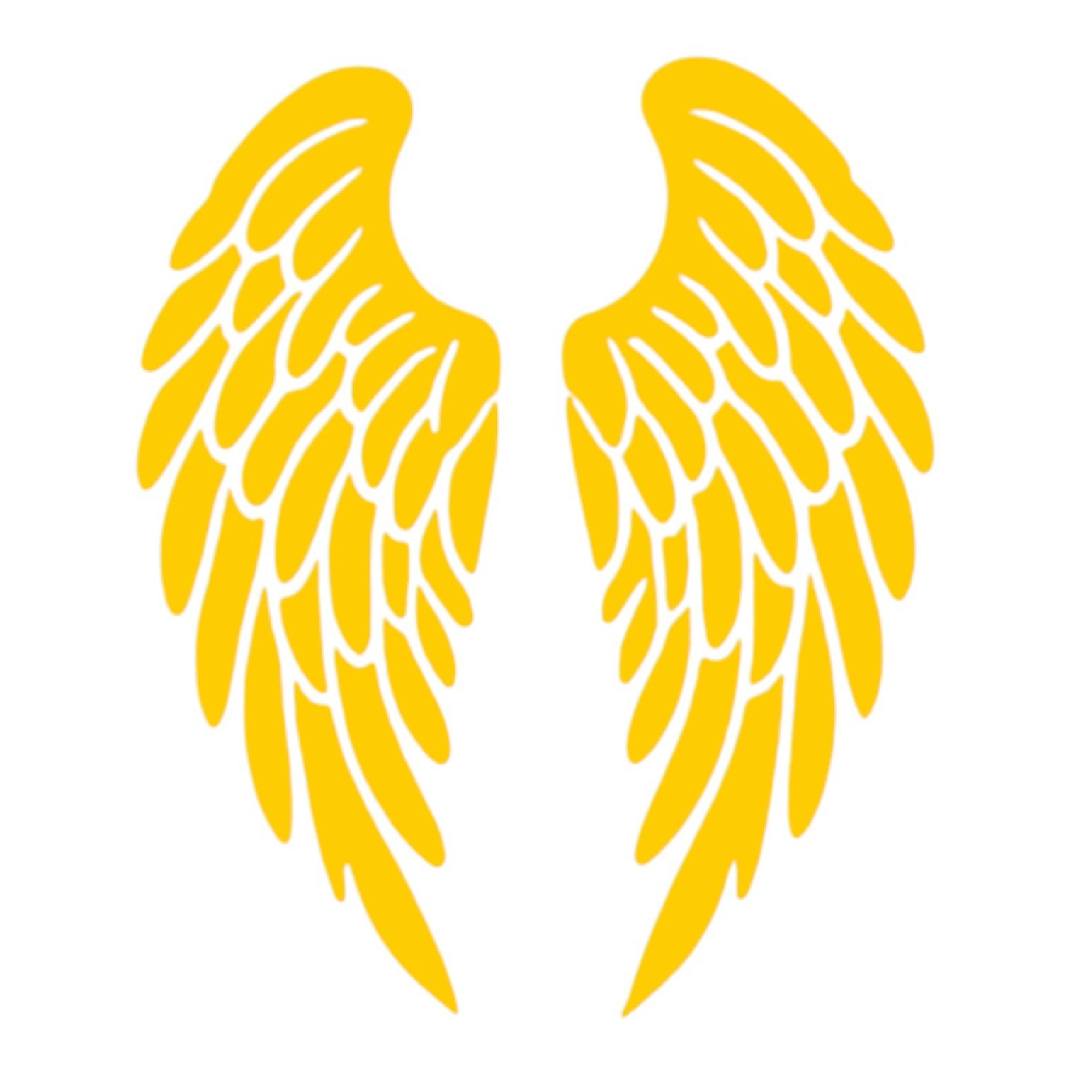 Angel Wings Decal for car Windows Laptops most Smooth Surfaces