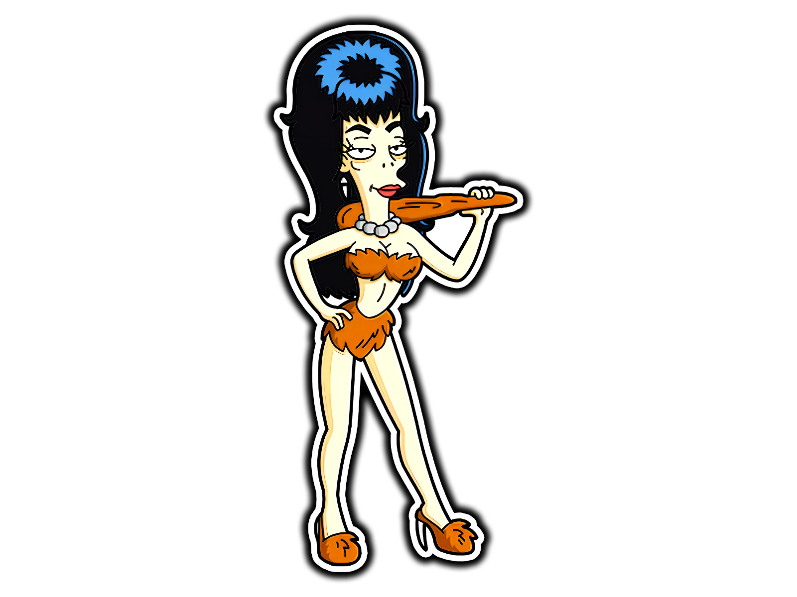 Cavegirl Booberella Springfield Family Sticker Waterproof Vinyl Decal DieCut Car