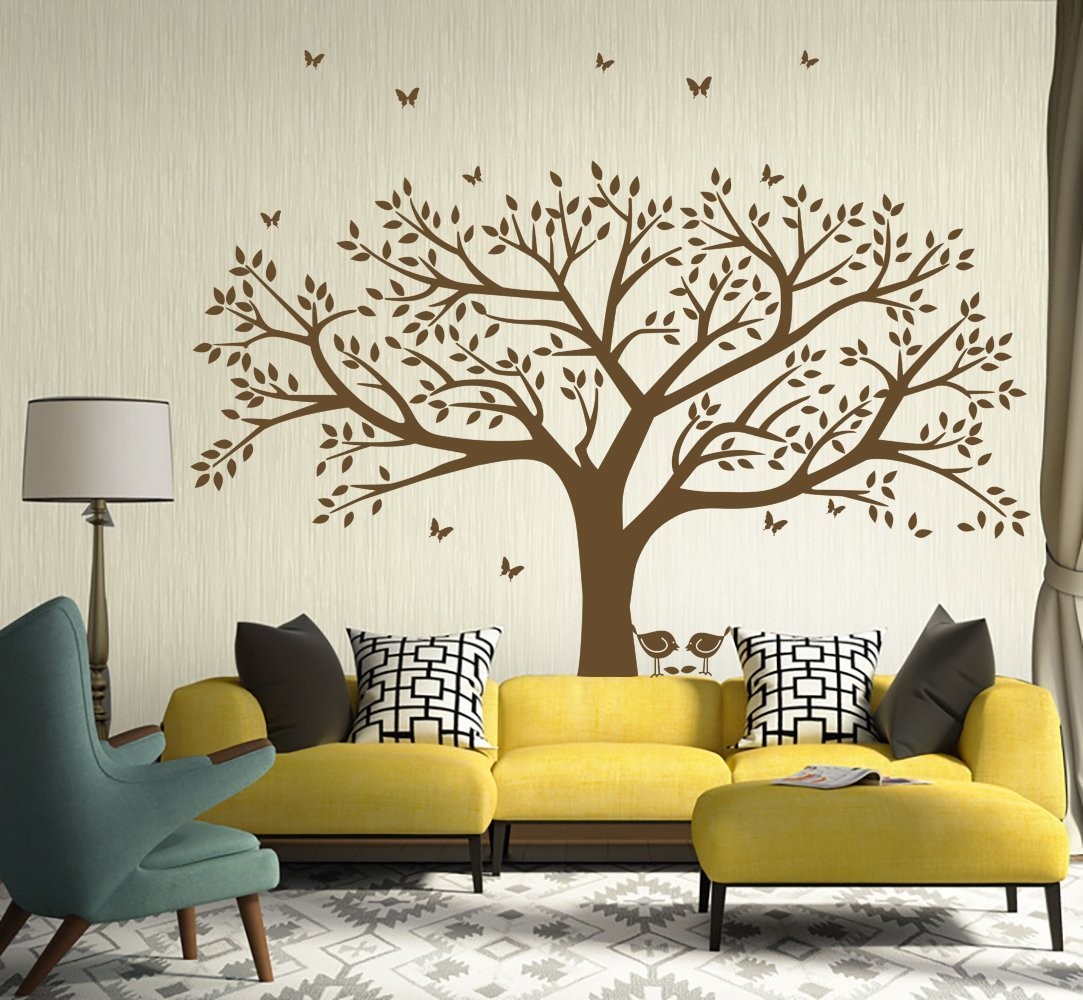 Giant Family Photo Tree Wall Decal Wall Sticker Vinyl Mural Art for Home Deco…