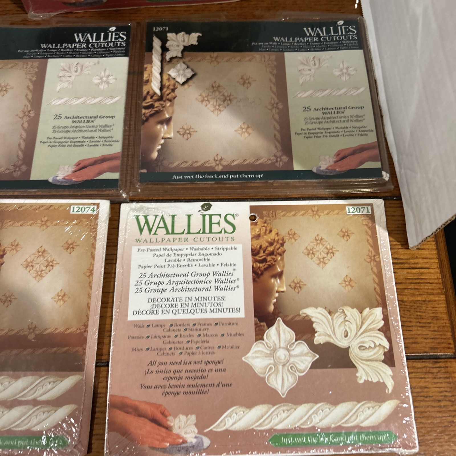 5 Wallpaper Cutouts Lot Architectural Wallies NEW