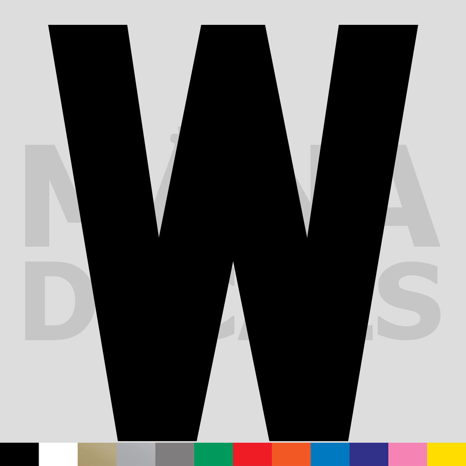 Jersey Letter W Vinyl Die Cut Decal Sticker – Sport Athlete Alphabet Text