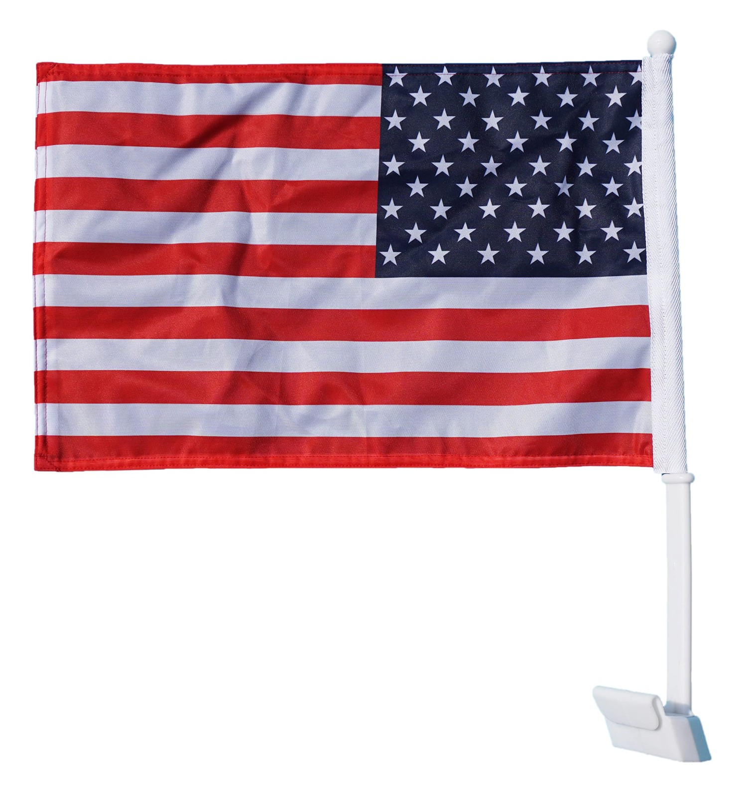 2 PCS Premium Double Sided Three Layer Heavy Duty Car Flag 12×18 Inch Mount