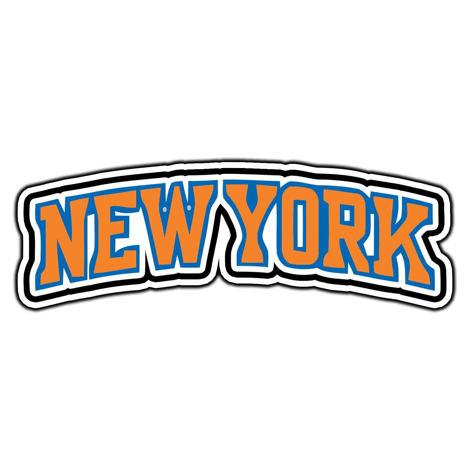 New York Knicks Logo #4 Basketball Sticker Waterproof Vinyl Decal Die-Cut