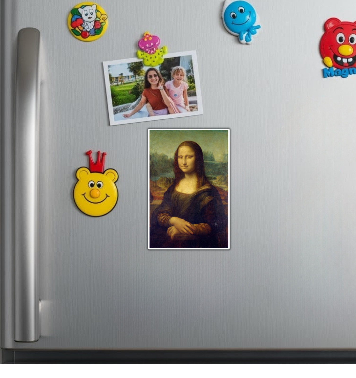 Mona Lisa Classic Painting Fridge Magnet or Laptop Sticker