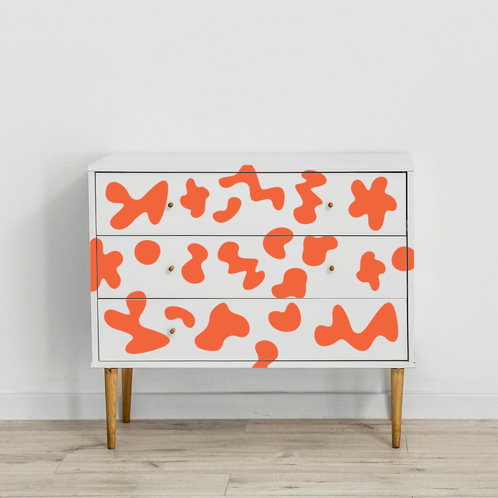 Retro Fluid Shapes Decal Set