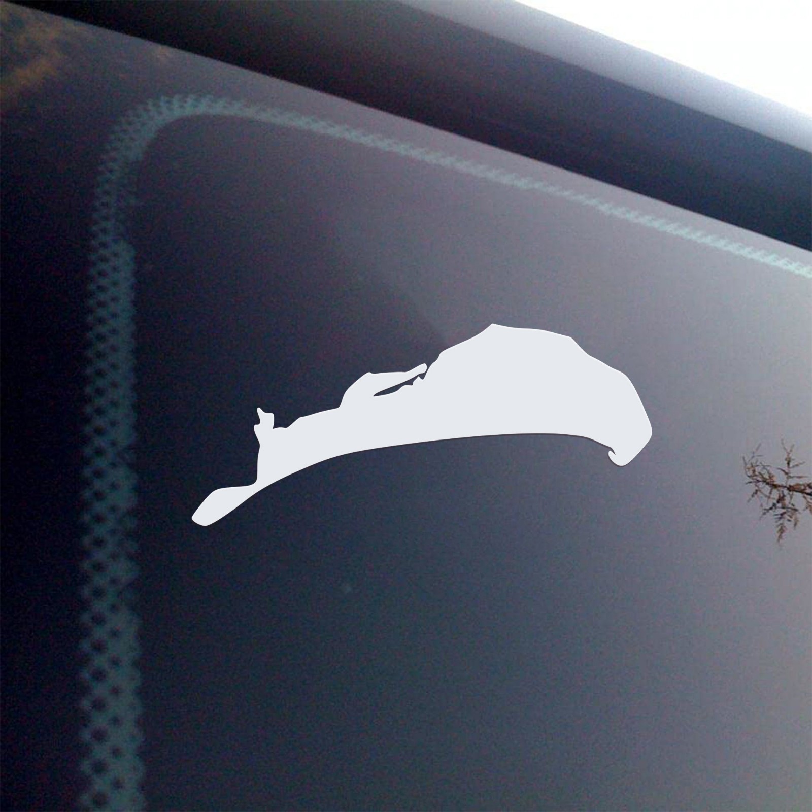 Kiawah Island Vinyl Decal Sticker – South Carolina Beach Coastal Outline Graphic