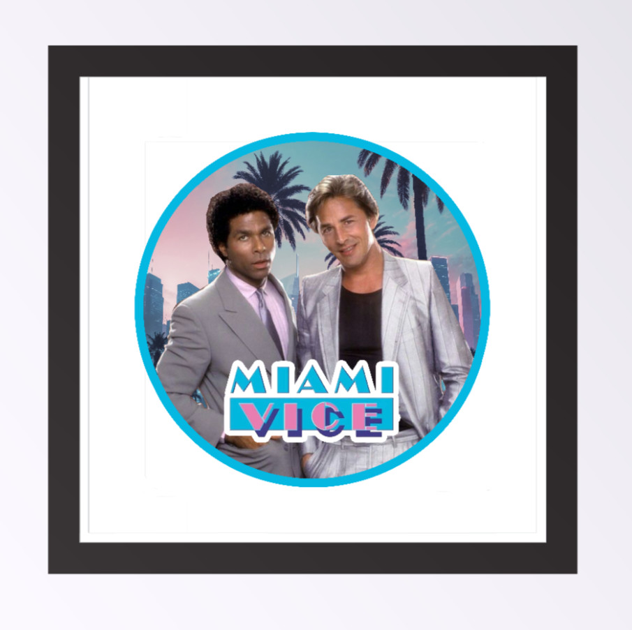 Miami Vice (Classic TV) 4" Vinyl Decal Handmade Vehicle Laptop Decor Cooler 251
