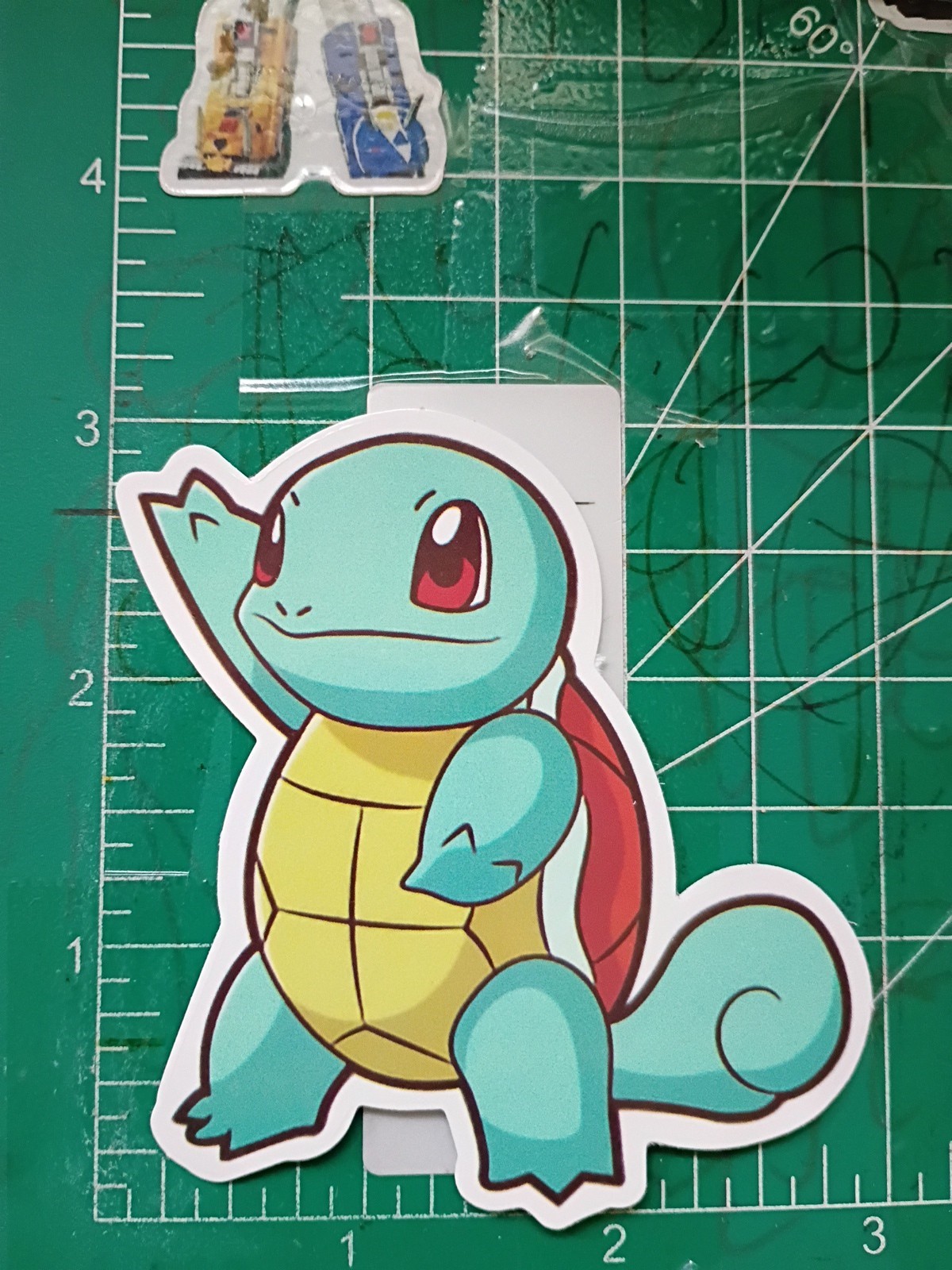 POKEMON STICKER X SQUIRTLE 3X3 INCHES STICKER X VYNIL DIE CUT STICKER HIGH GLOSS
