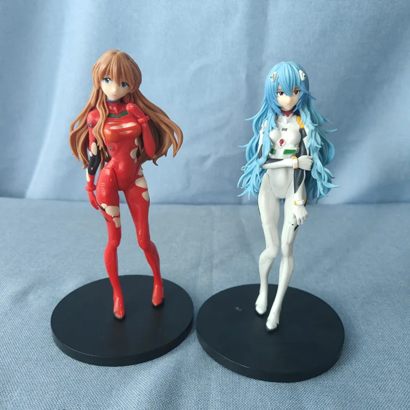 Kawaii Rei Ayanami Anime Figure 7in – Cute Evangelion PVC Doll Toy – Xmas Gift