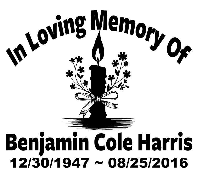In Loving Memory Candle Eternal Flame Memorial Car Sticker Decal 3 Font Choices