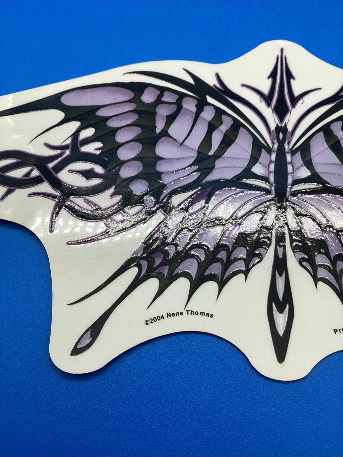 NOS 2004 Nene Thomas Gothic Butterfly Large Decal Yujean Stickems 12”x5”