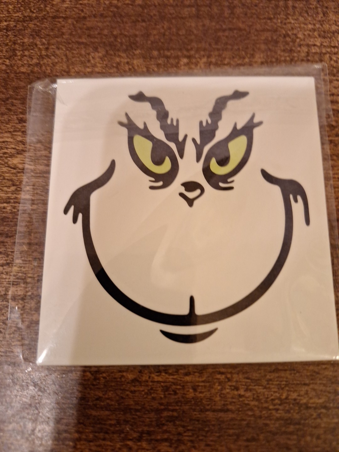 A 3×3 Sticker Of The Grinch 10 Pack