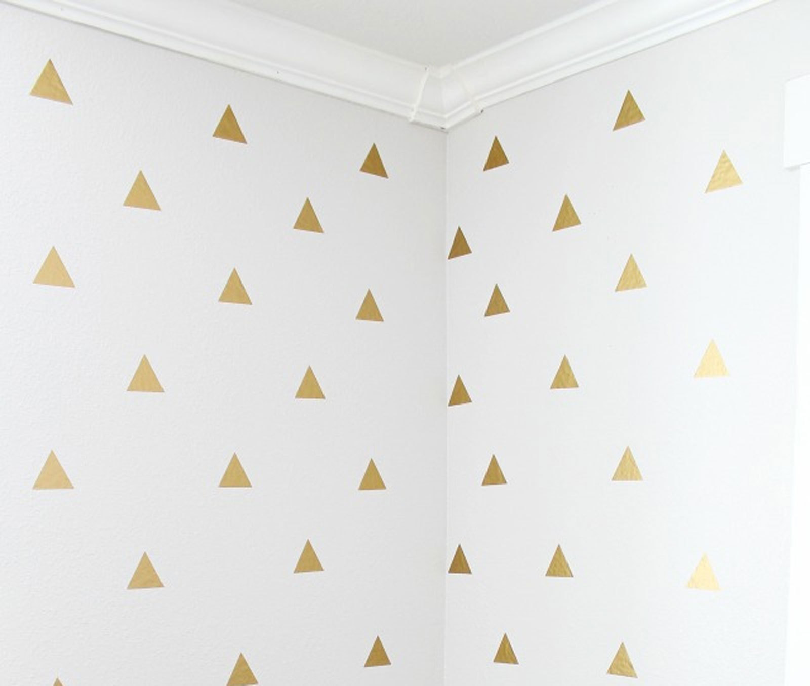 Triangle Wall Stickers Removable Decals Modern Pattern Nursery Decor