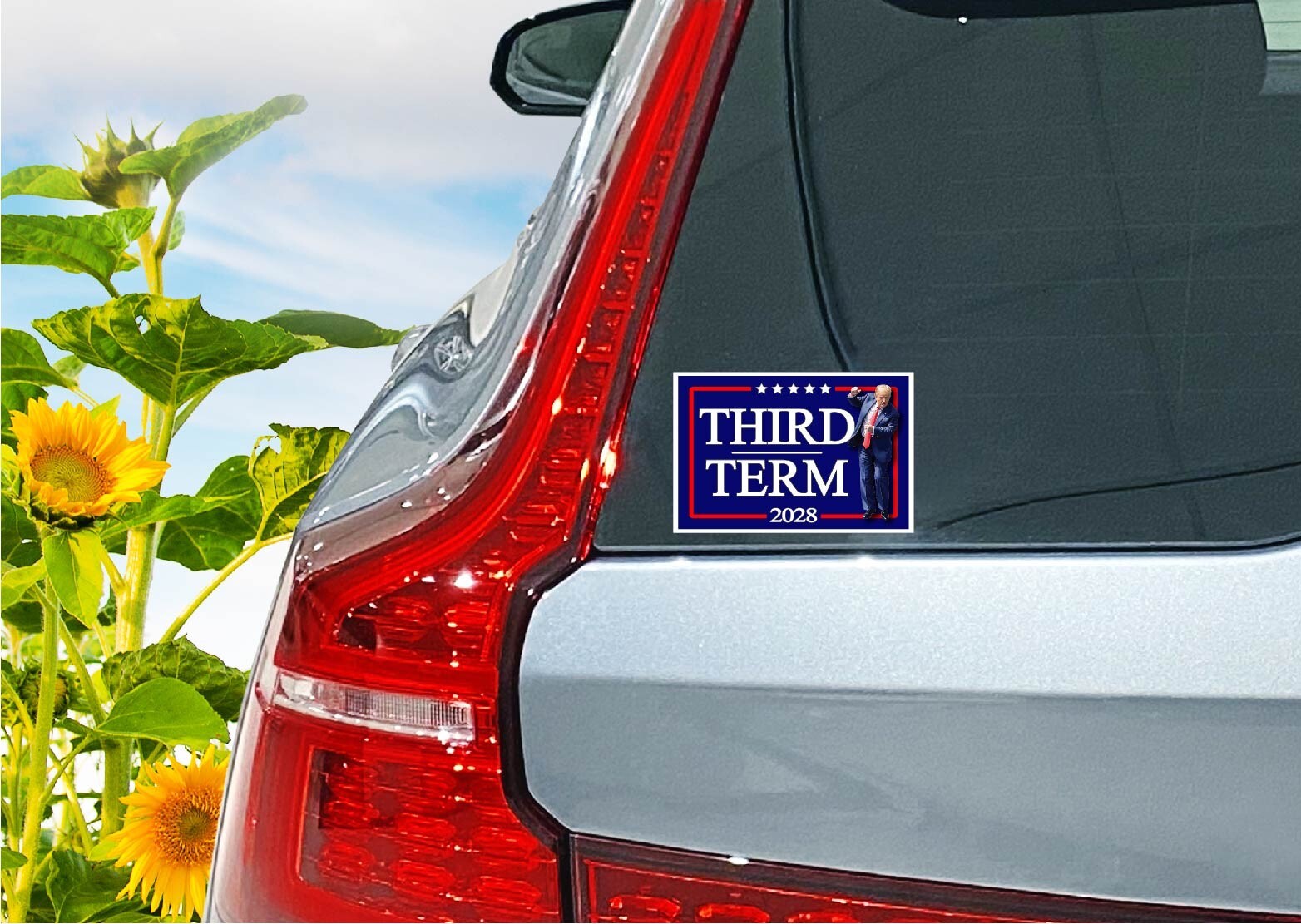 Third Term Trump 2028 Decal Sticker Political MAGA Dance Vance USA America Great