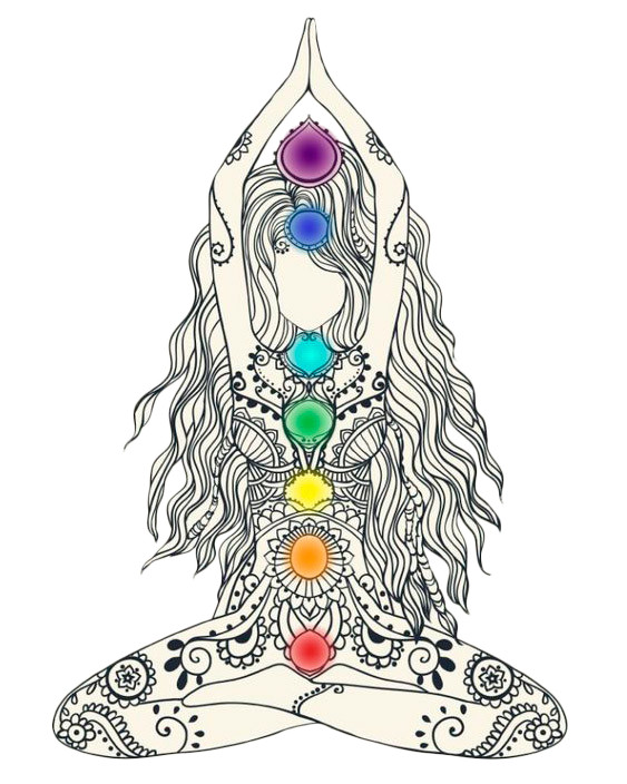 Yoga Reiki Vinyl Sticker waterproof