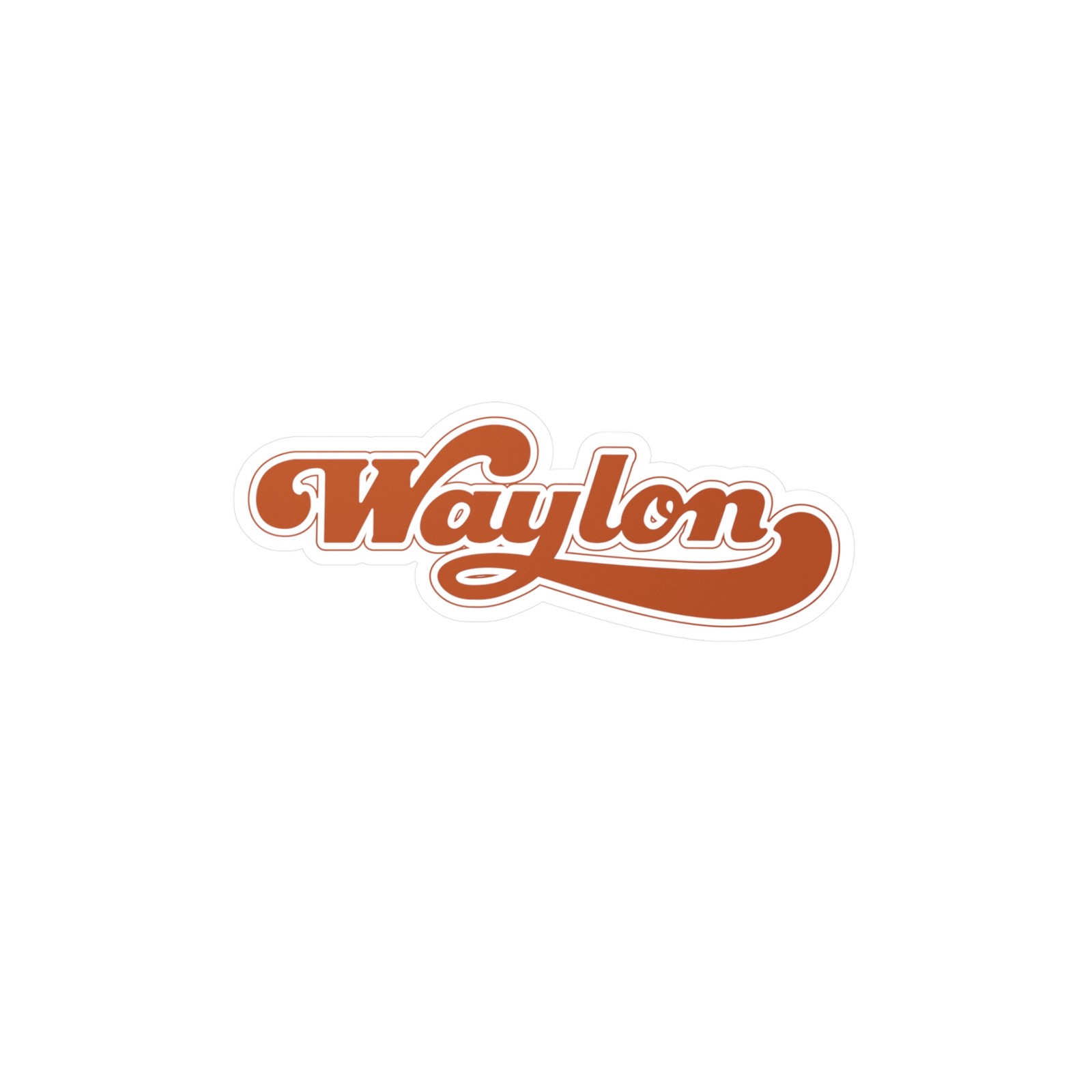 Waylon Jennings Vinyl Decal Sticker, Country Music Fan Gift, Guitar Decal,