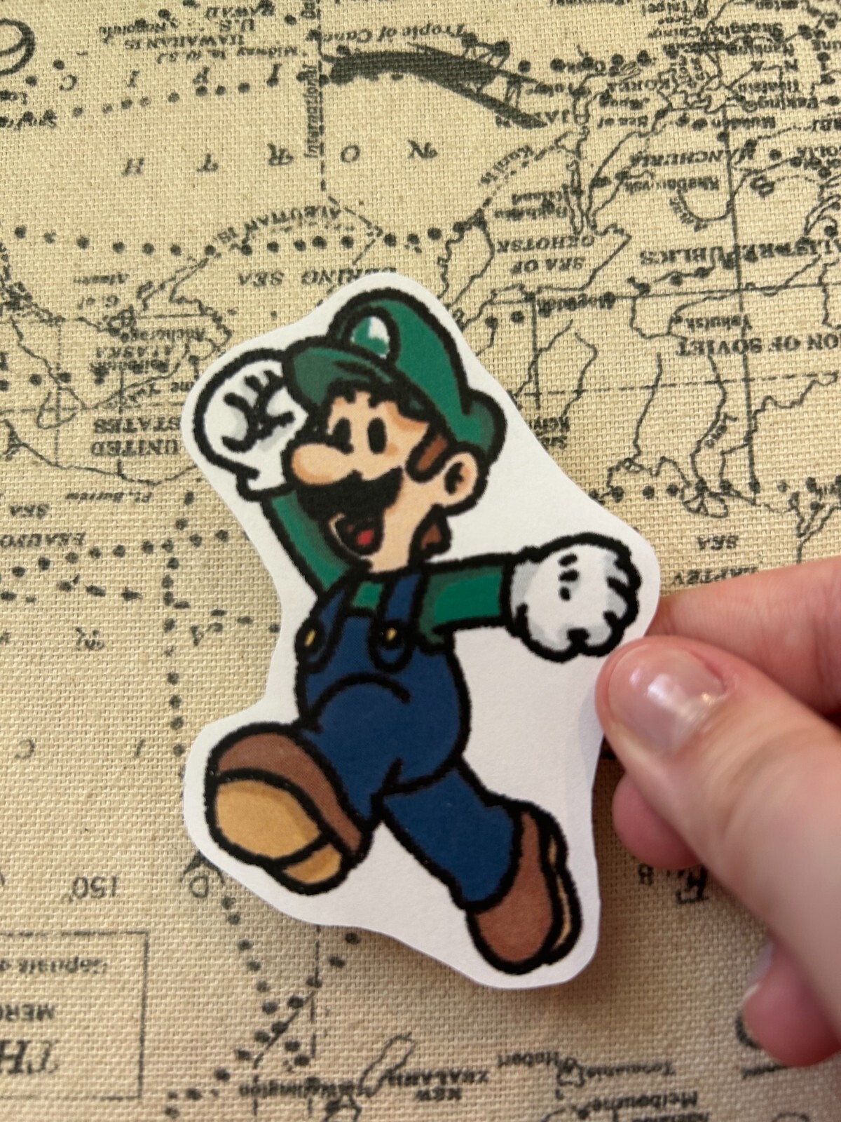 Super Mario Fan Art – Lot of 9 Total Matte Sticker Free Shipping Nintendo!