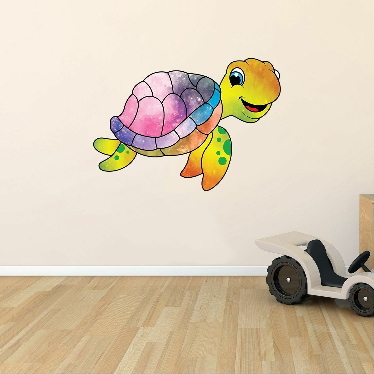 Kids Bedroom Living Room Vinyl Tortoise Decor Marine Reptile Wall Decoration Art