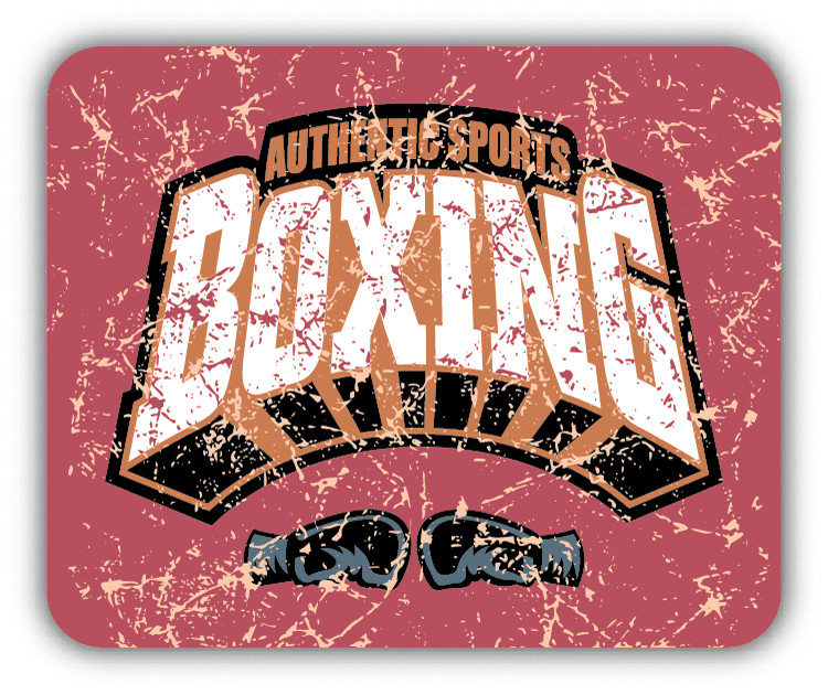 Boxing Sport Card Car Bumper Sticker Decal