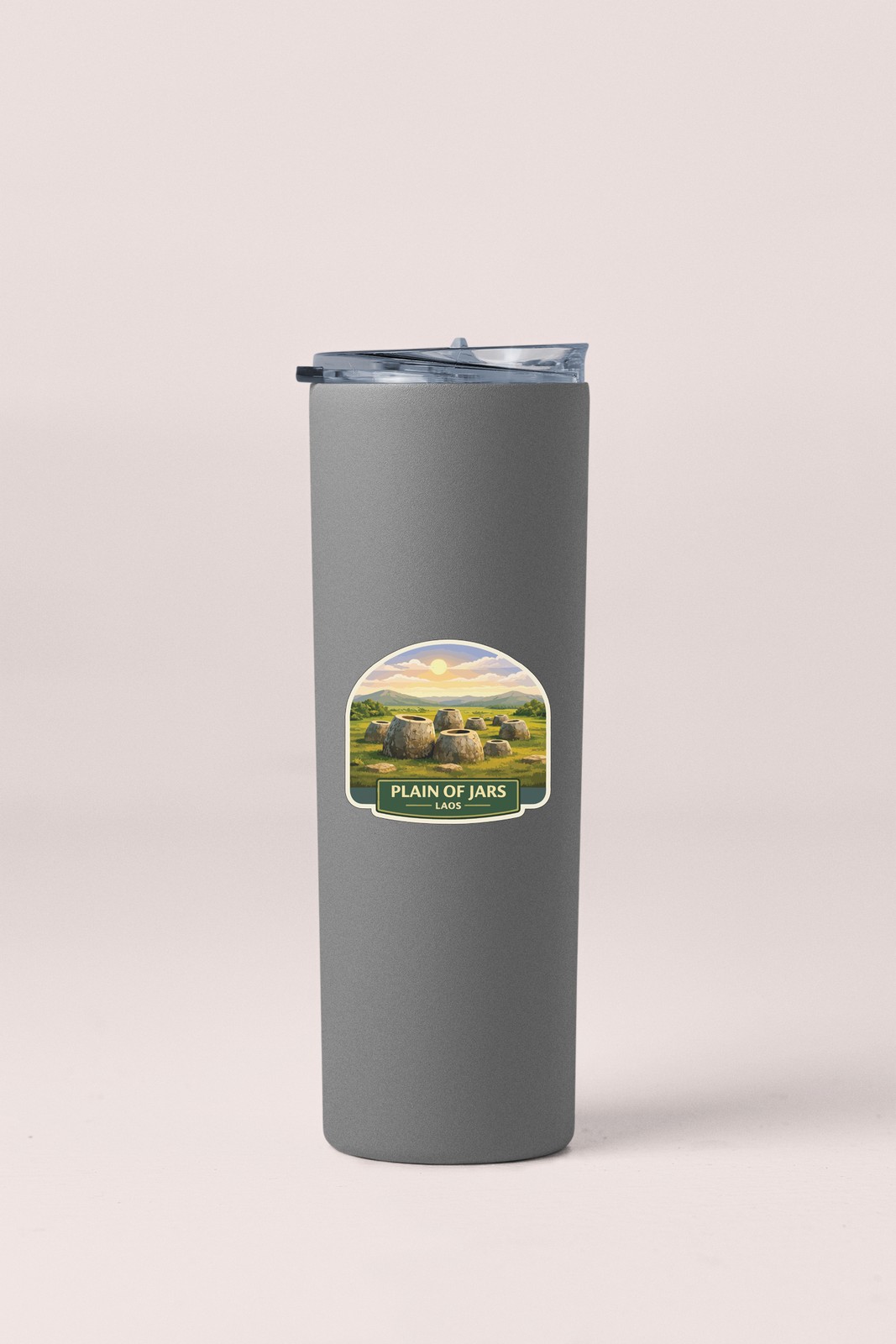 Plain of Jars Laos Sticker Decal Vinyl Die-Cut World Heritage Sites Series