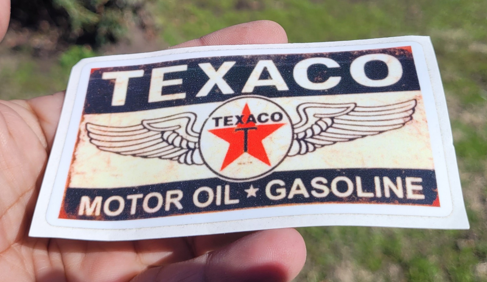 Texaco Oil Texaco Gasoline Sticker Decal 4.5" × 2.5 "