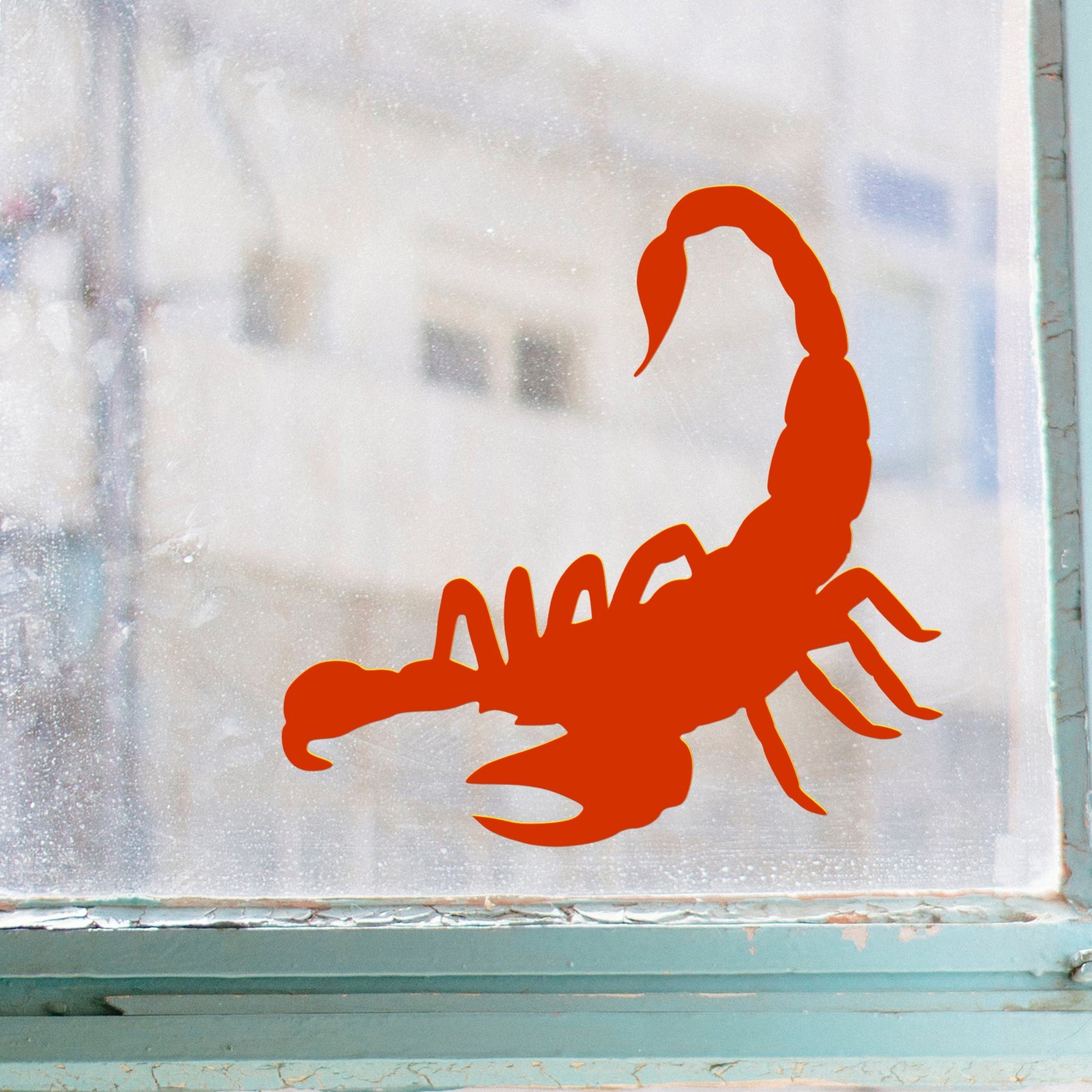 Scorpion V4 Vinyl Decal – Scorpio Zodiac Tribal Sticker for Car Truck Laptop
