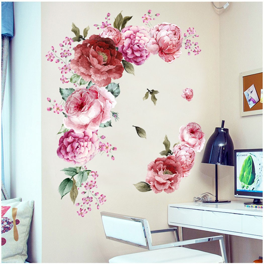 Art Nursery Wall Sticker Decals Flowers Home Decor Room Practical