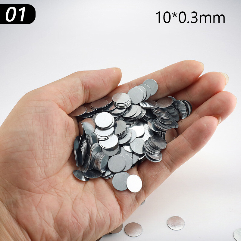 Thin Anti-rust Iron Sheet 100pcs Without Glue /Without Sticker Mini Metal Plates