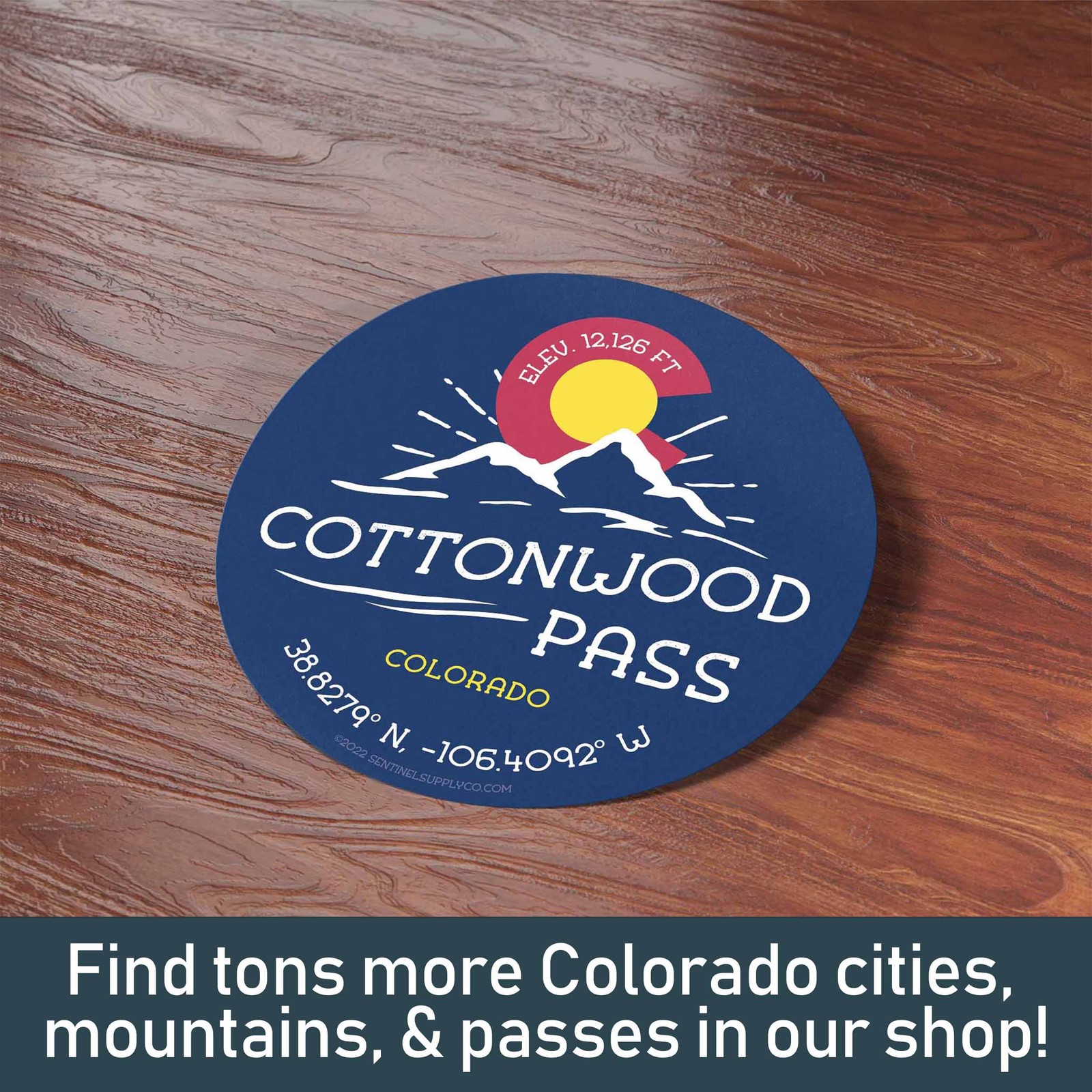 Boulder Colorado Sticker