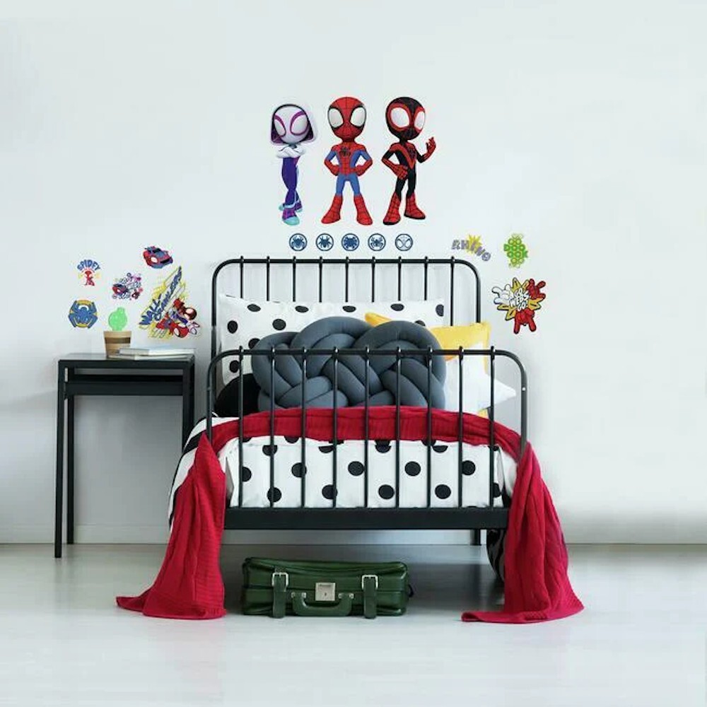 Spidey and His Friends Peel & Stick Wall Decals Marvel Kids Room Wall Stickers