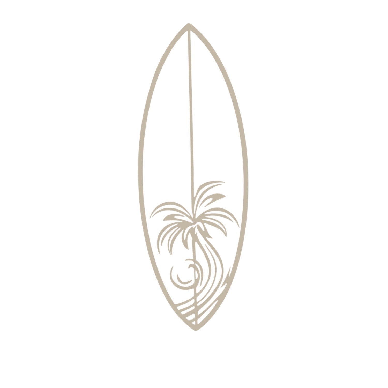 Surfboard Vinyl Decal for cars Laptops Any Smooth Surface design #21