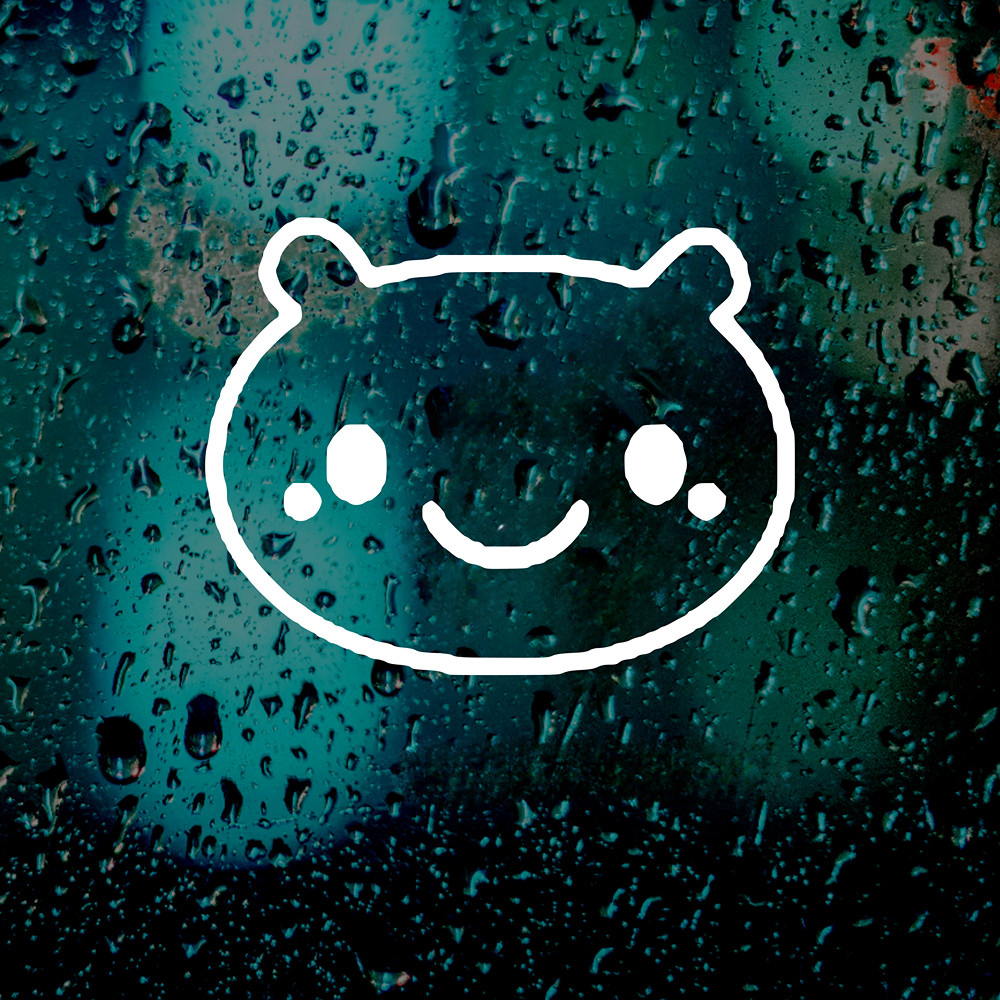 Kawaii Smiley Face Vinyl Decal Sticker Cute Car Window Laptop Aesthetic Gift