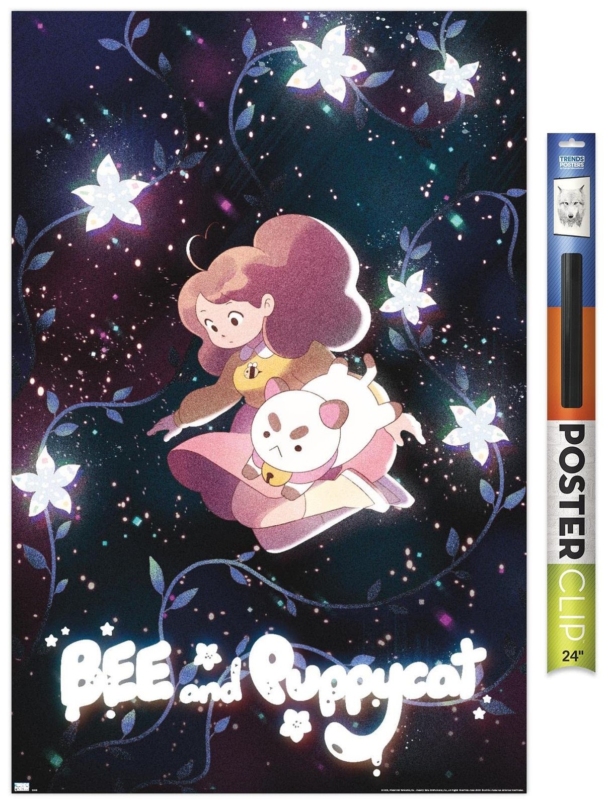 Trends International Bee And Puppycat – Space Flowers Key Art Wall Poster, 34…