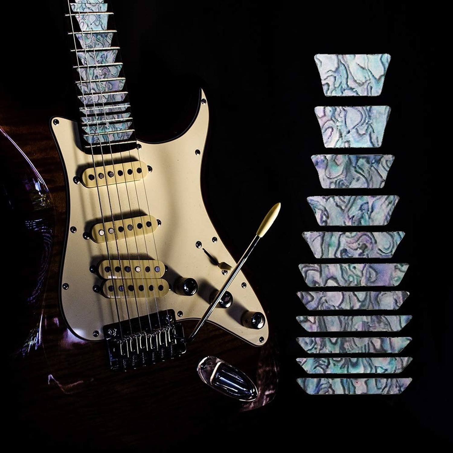 0.04mm Guitar Fretboard Decals Electric Guitar Fingerboard Sticker Guitar Fre…