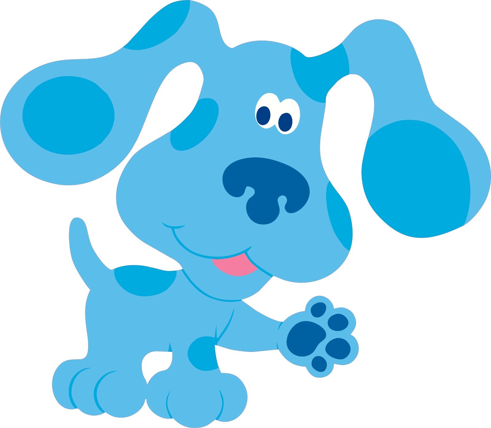 Vinyl Home Art Children's Educational TV Show Blue's Clues Wall Decoration 20×22