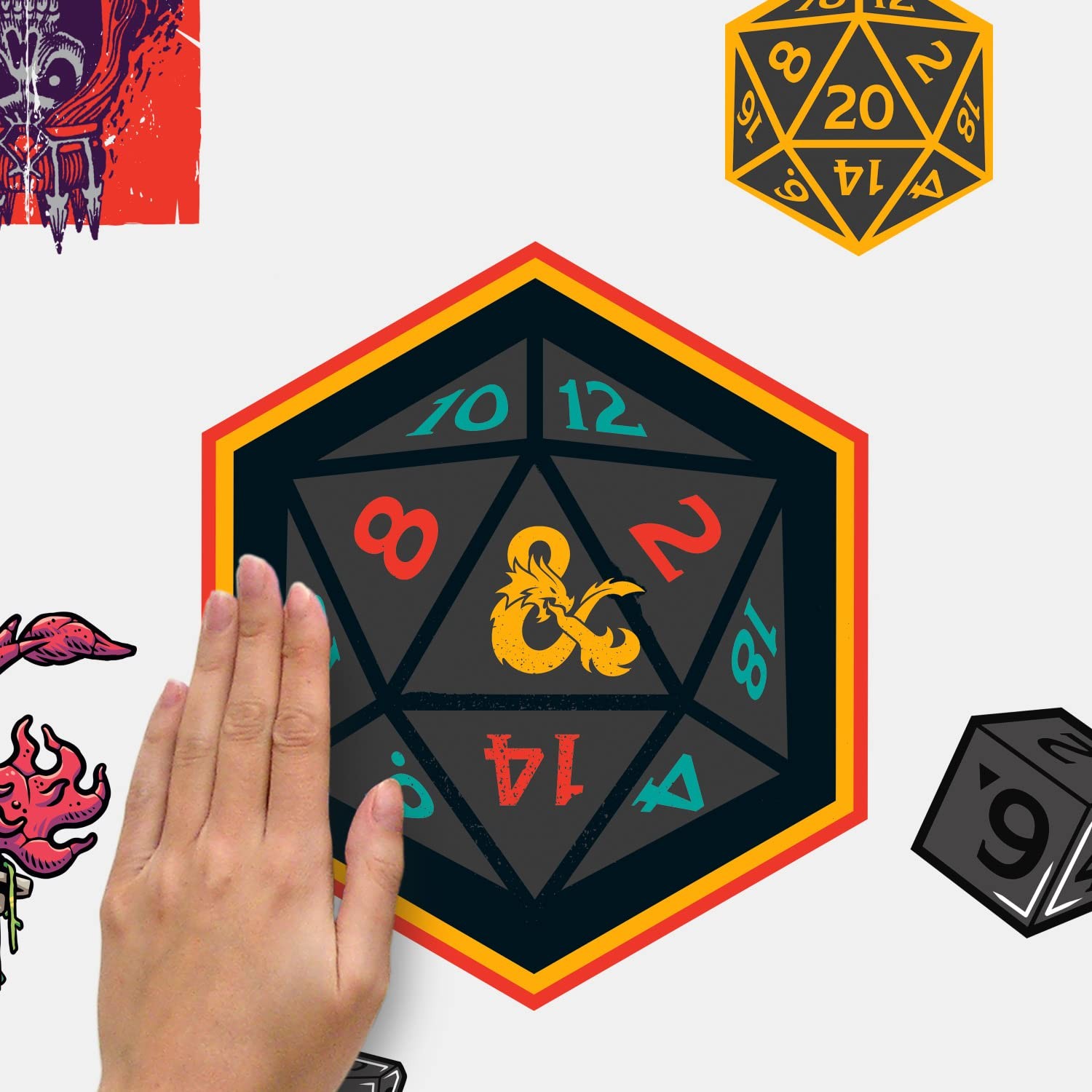 RMK5350SCS Dungeons and Dragons Peel and Stick Wall Decals