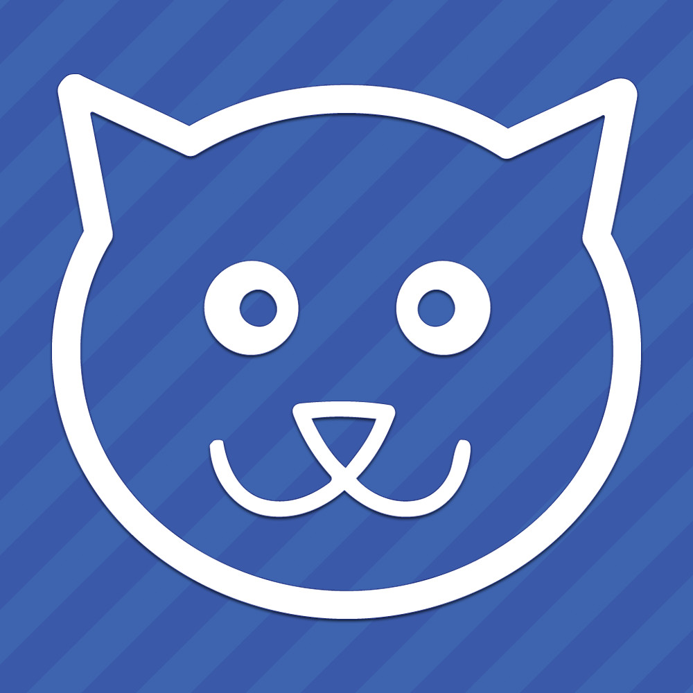 Cute Cat Face Vinyl Decal Sticker Kitten Kitty